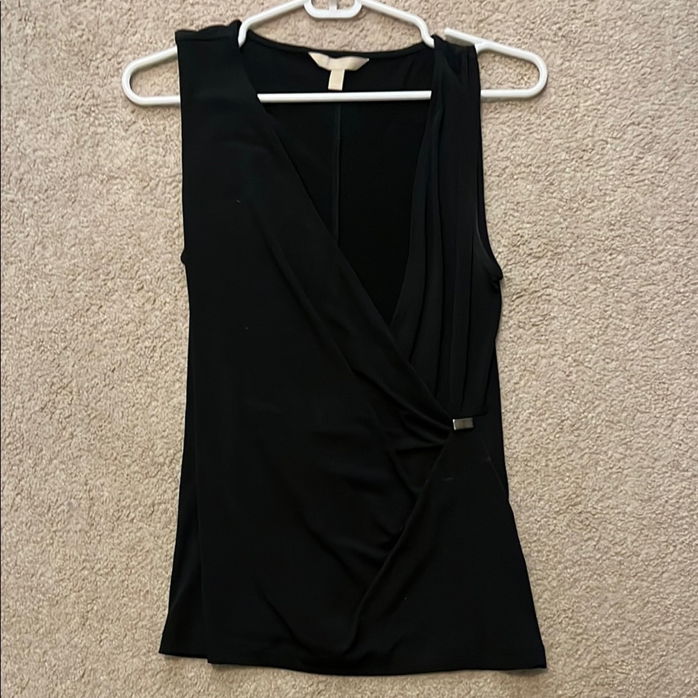 Banana Republic Black Wrap Tank Top